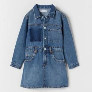Zara Blue Denim Dress